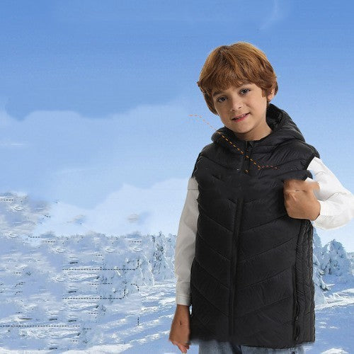 Hooded Warm USB Power Heating Waistcoat