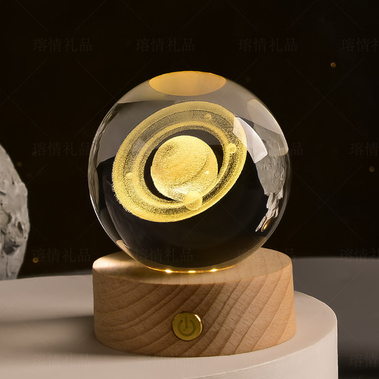 Transparent Glowing Creative Crystal Ball