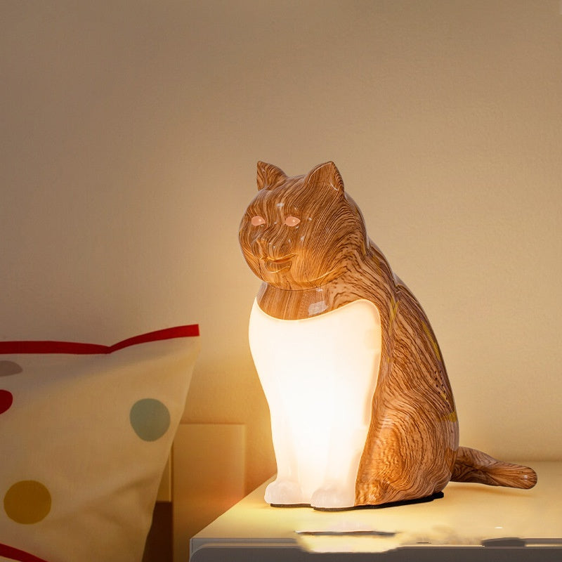 Bedroom USB Charging Cat Ornaments Decorative Night Light Creative Table Lamp