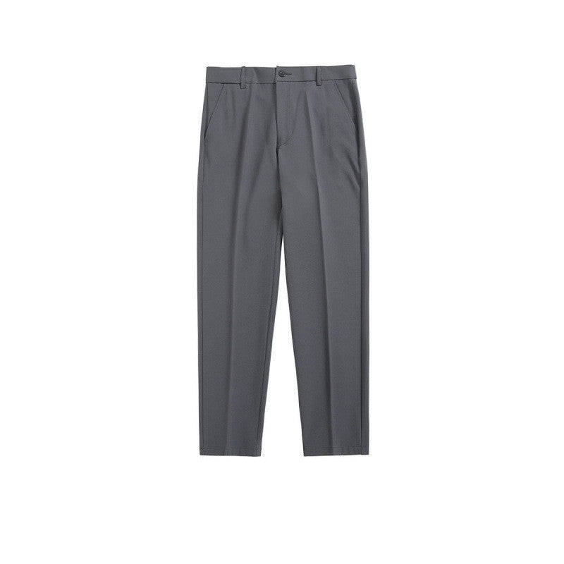 All-match Drape Loose Straight Pencil Trousers