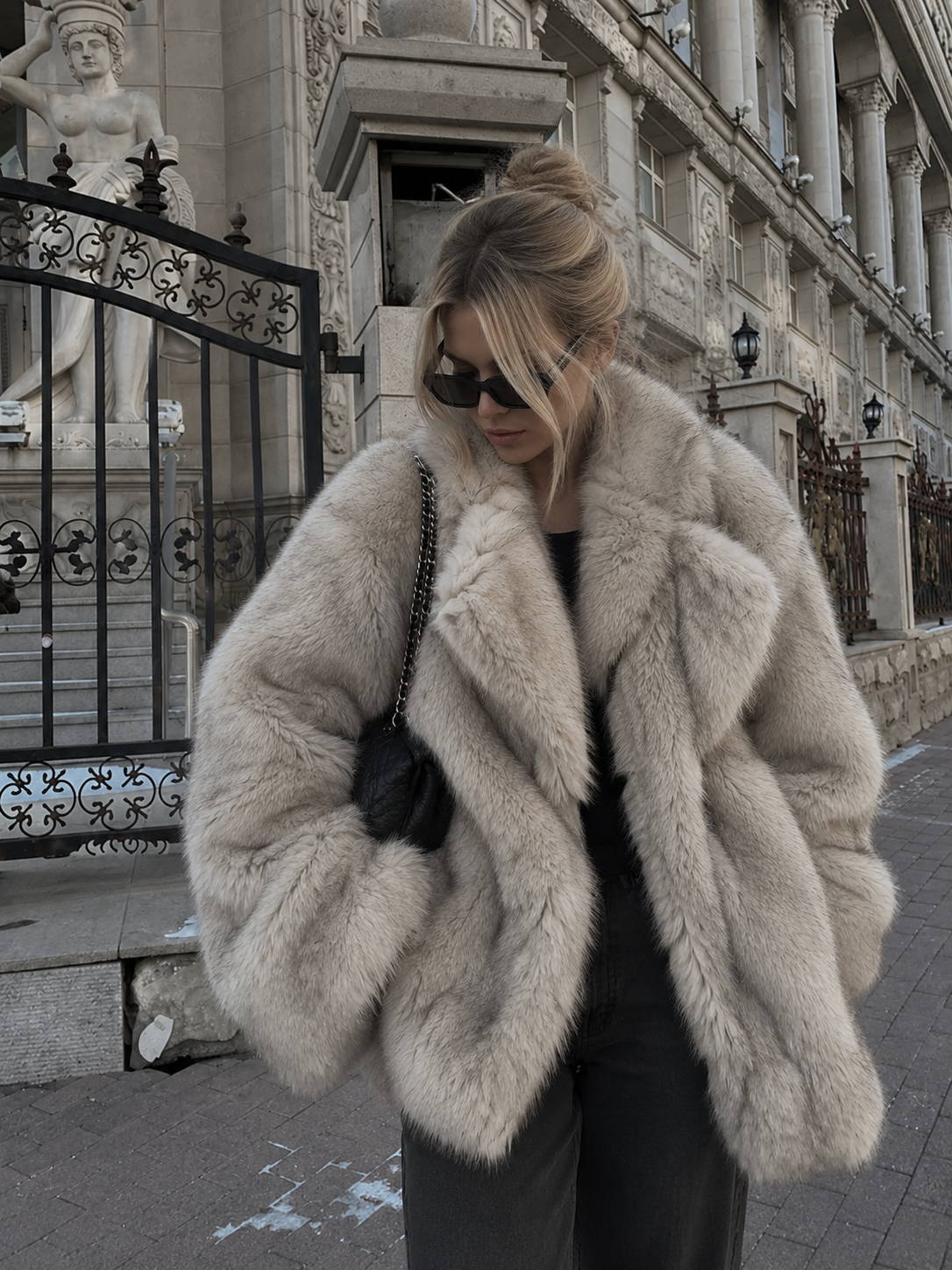 Abrigo de piel de Luxe