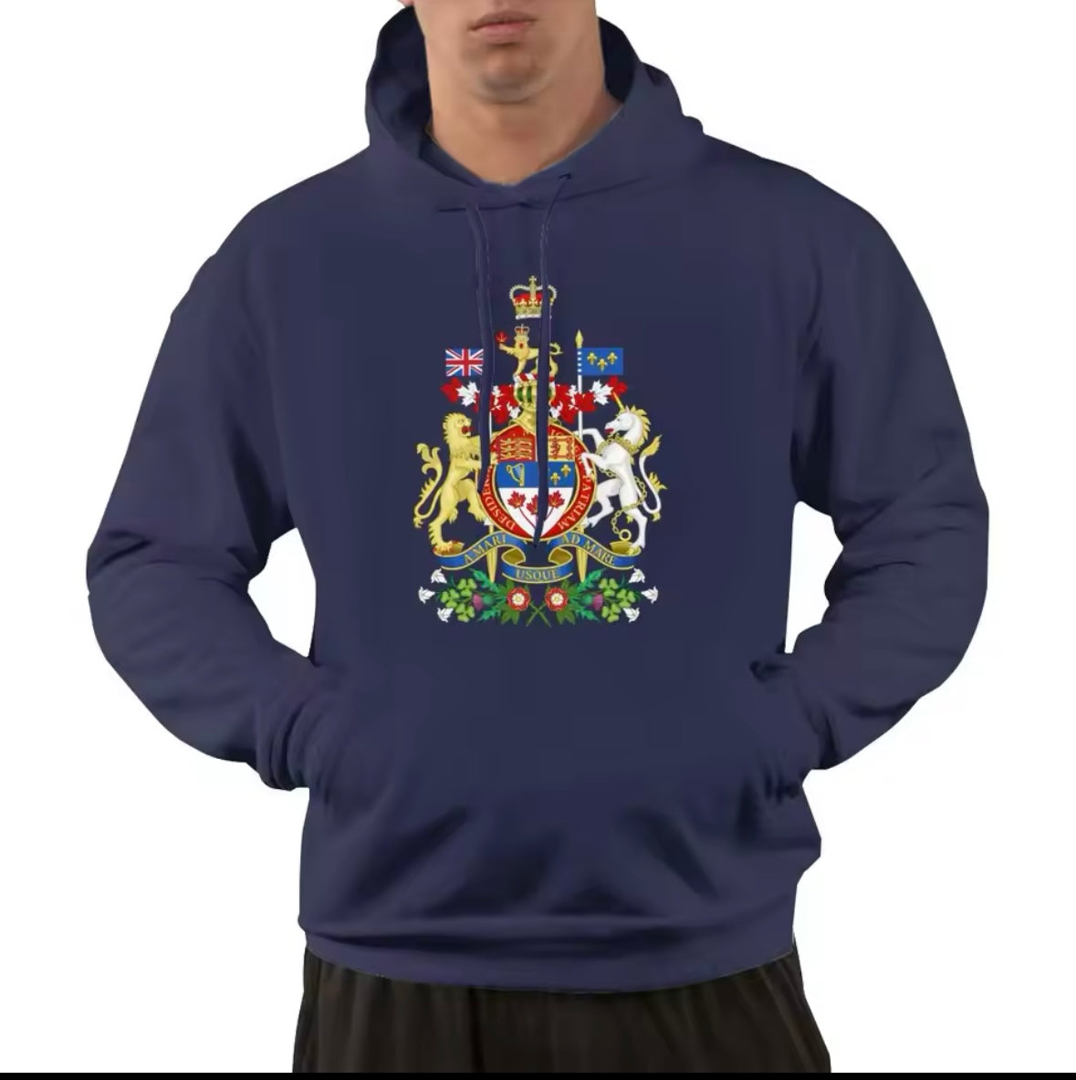 Canadian Coat of Arms Canada Symbol Hoodie Unisex