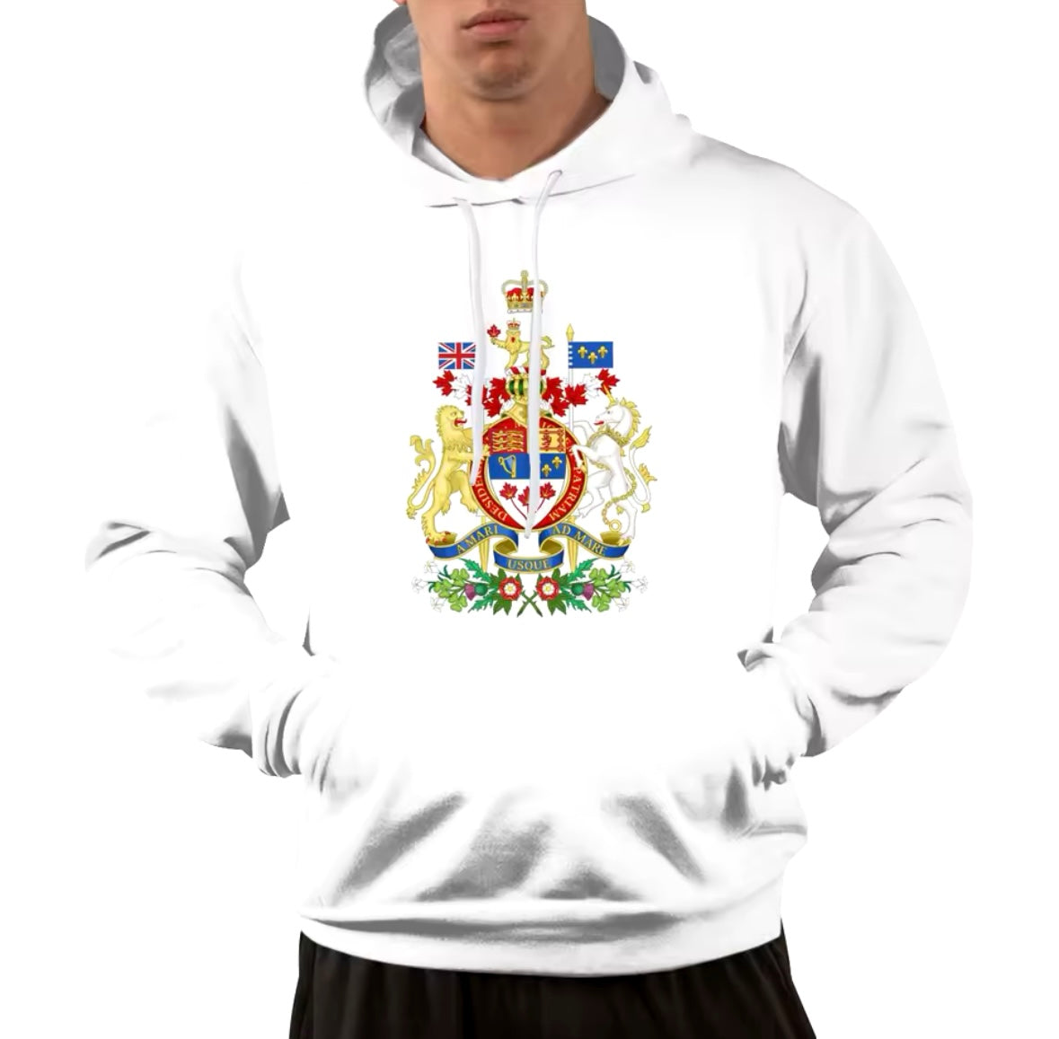 Canadian Coat of Arms Canada Symbol Hoodie Unisex