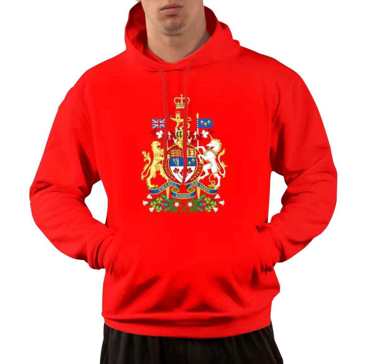 Canadian Coat of Arms Canada Symbol Hoodie Unisex