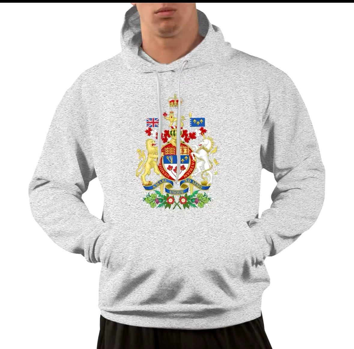 Canadian Coat of Arms Canada Symbol Hoodie Unisex