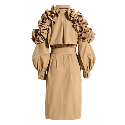 Abrigo trench elegante