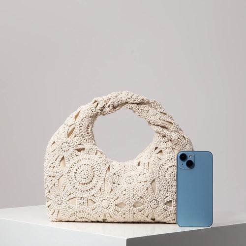 Bolso de mano tejido