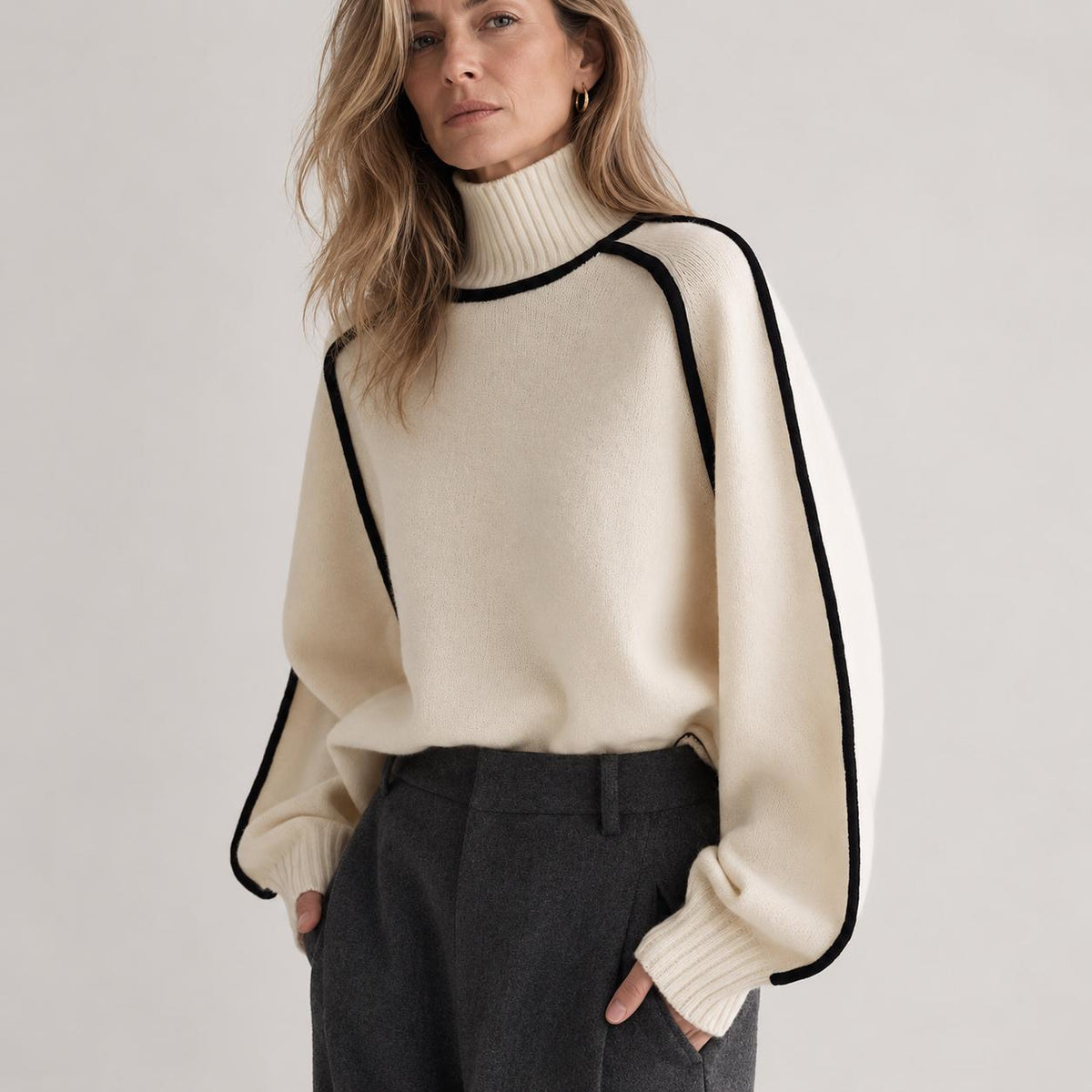 Jersey cuello alto - Luna