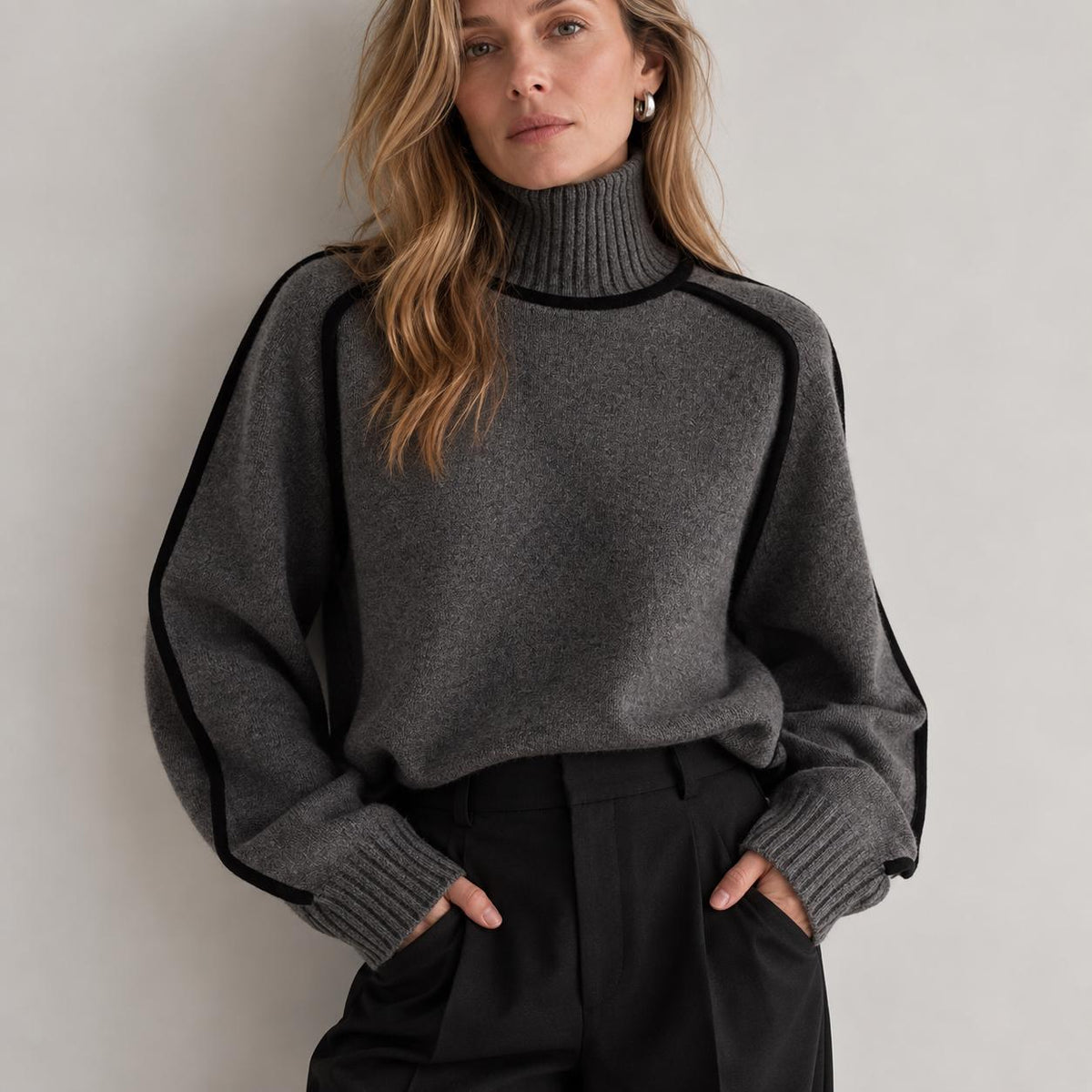 Jersey cuello alto - Luna