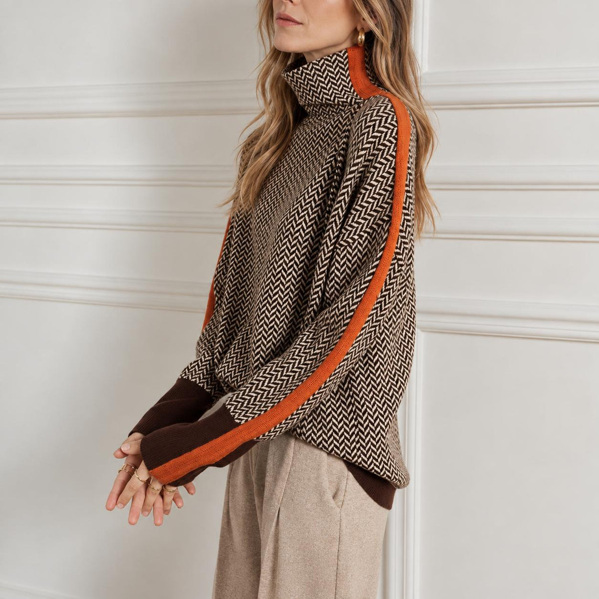 Jersey de cuello alto