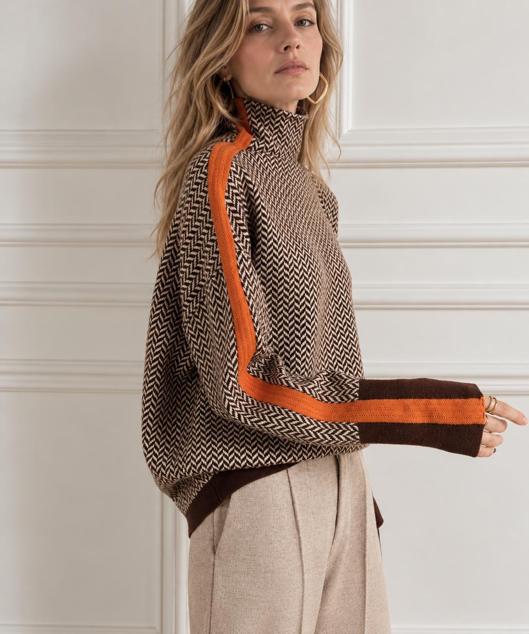 Jersey de cuello alto