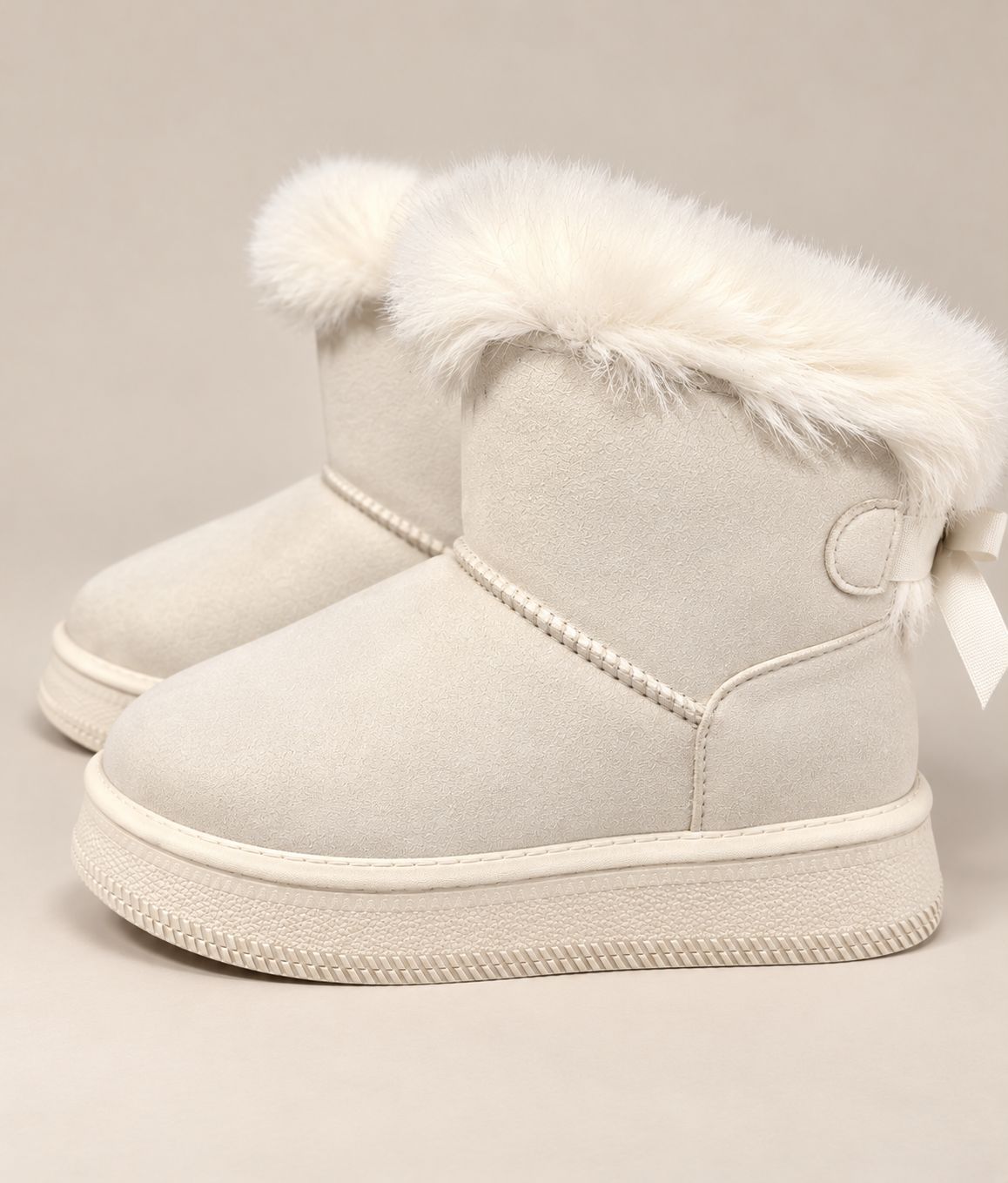 Botas de invierno felpa y gamuza