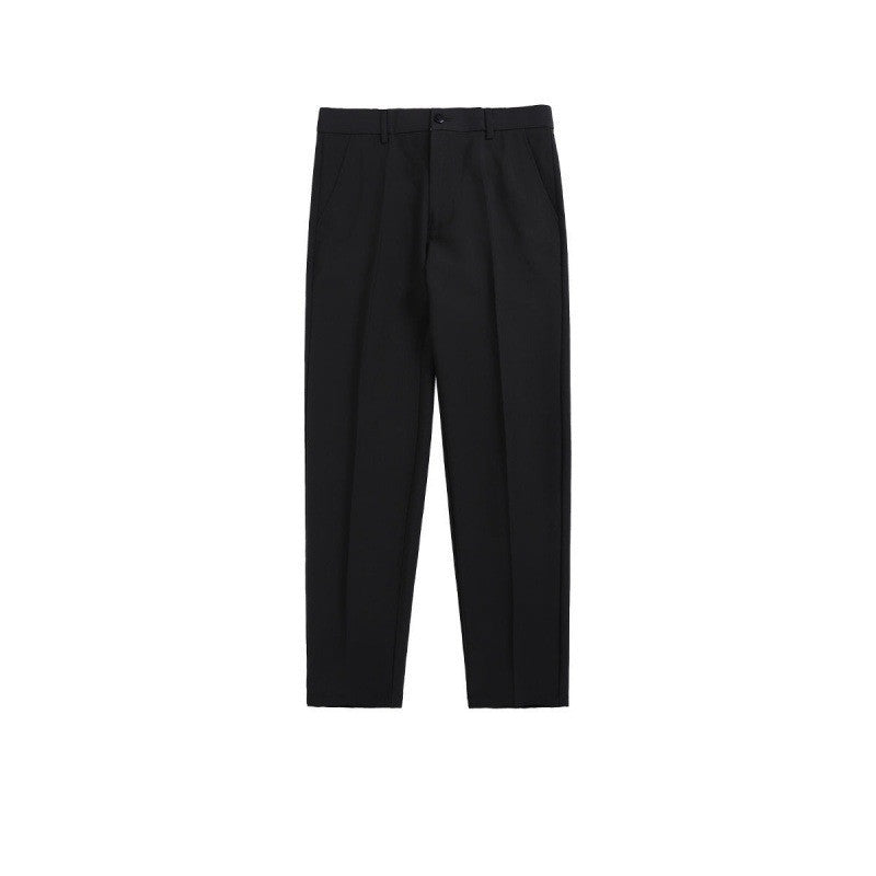 All-match Drape Loose Straight Pencil Trousers