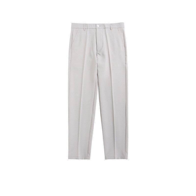 All-match Drape Loose Straight Pencil Trousers